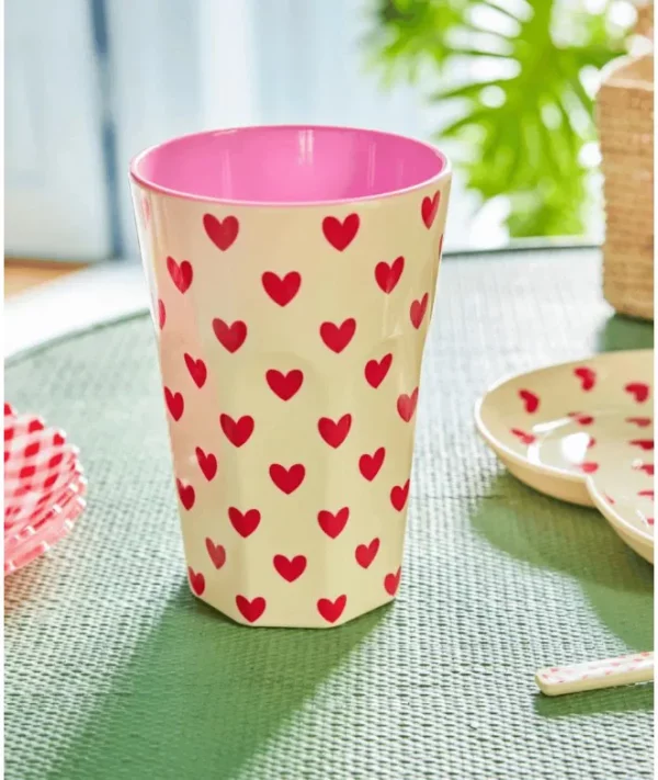Gobelet mélamine multi coeur grand format – Image 2