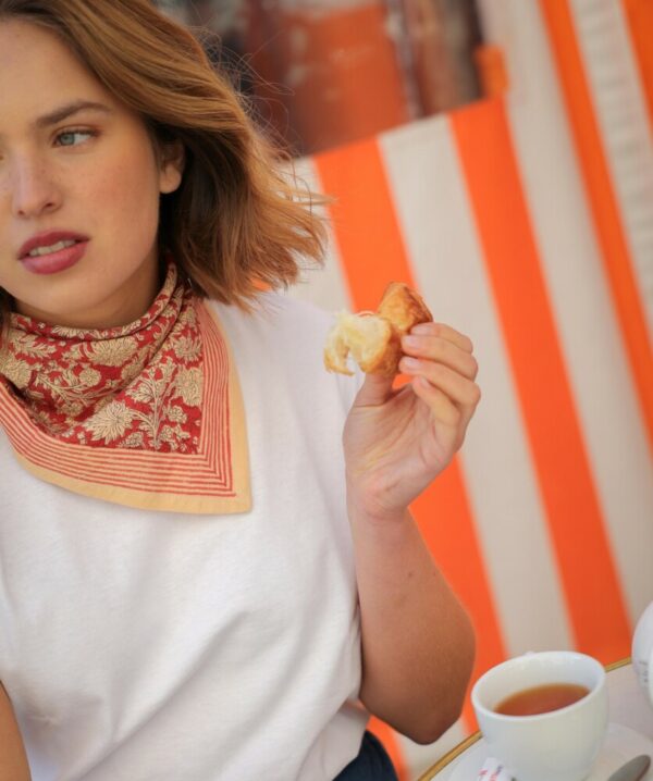 Petit foulard - anjali cerise