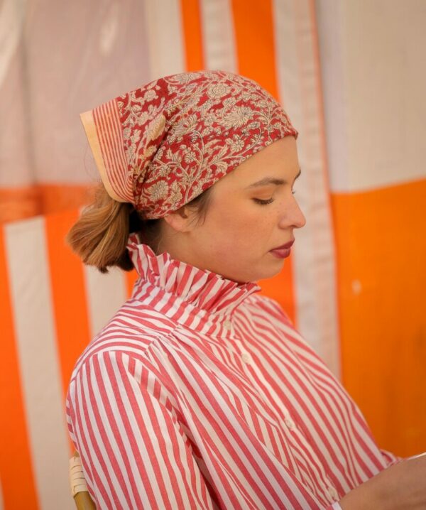 Petit foulard - anjali cerise – Image 2