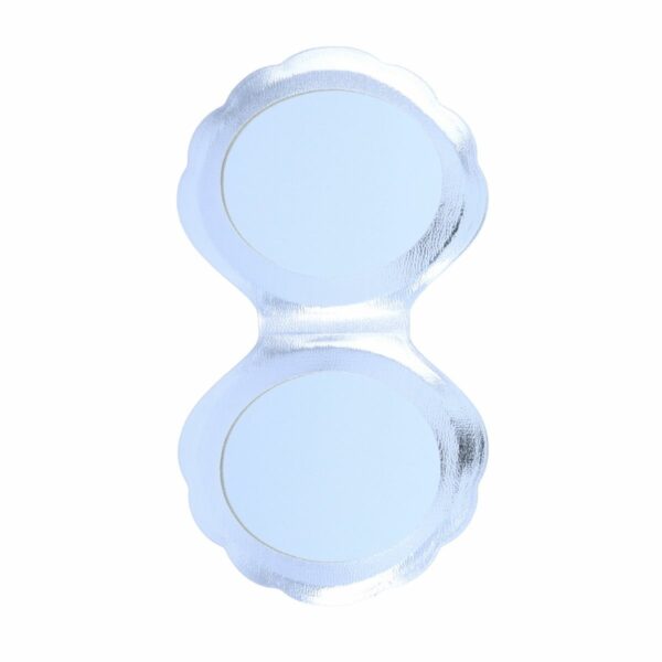 Miroir coquillage argenté – Image 3