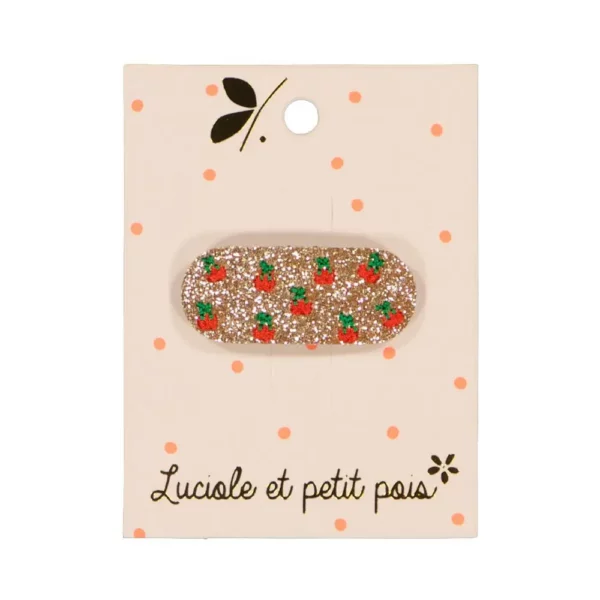 Barrette cerise  rouge