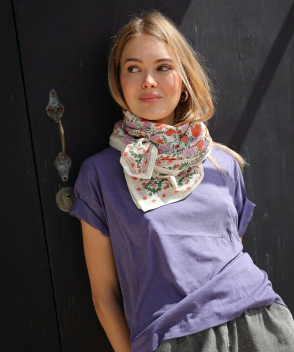 Grand foulard ellis clémentine – Image 3