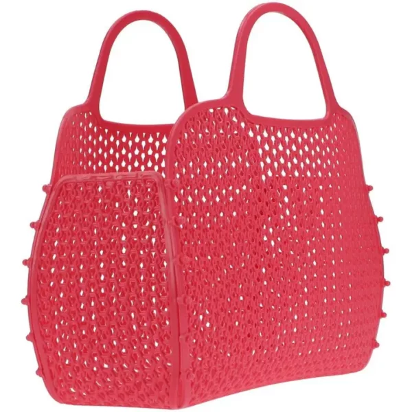 Panier vintage retro - corail – Image 2