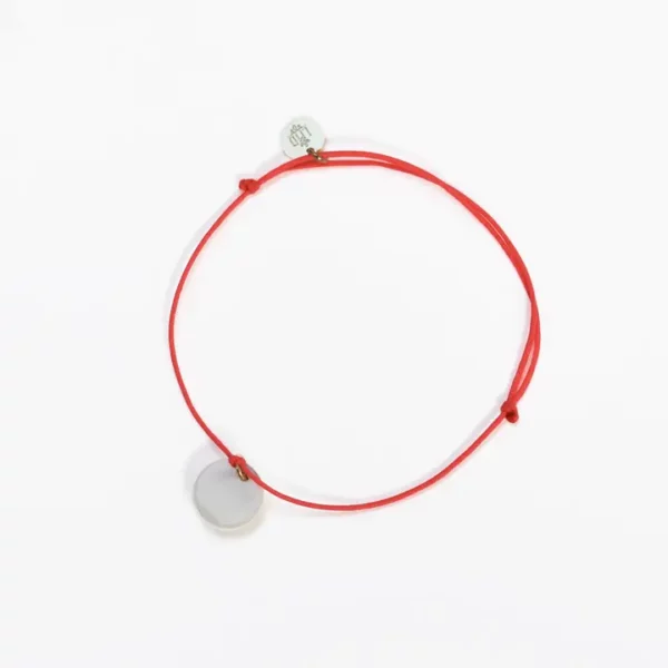 Bracelet médaillon mama rose fluo – Image 3