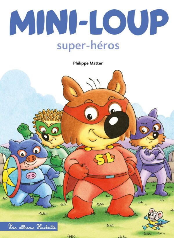 Mini loup - super héros