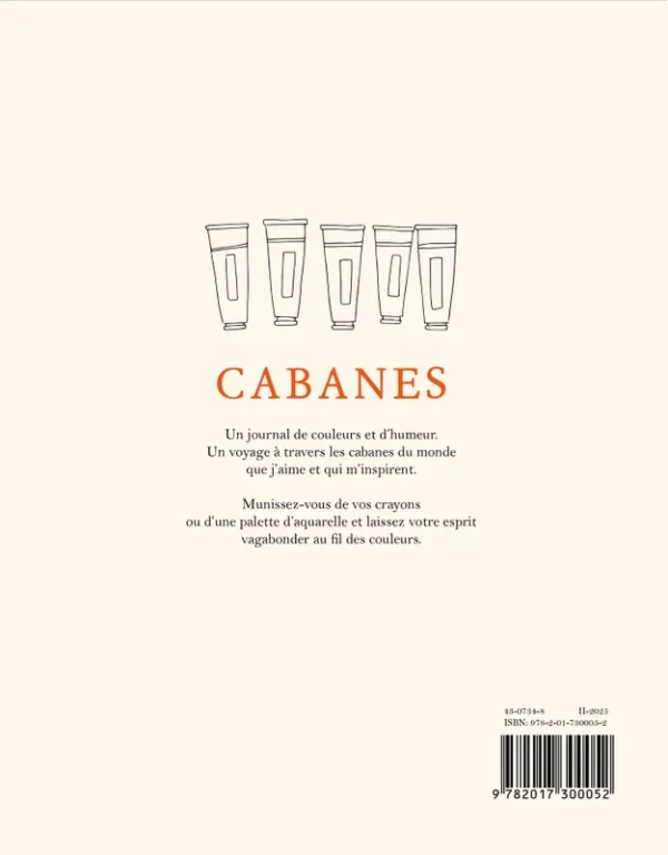 carnet de coloriage - Cabanes – Image 2