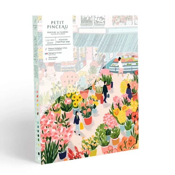 Peinture au numéro - flower market