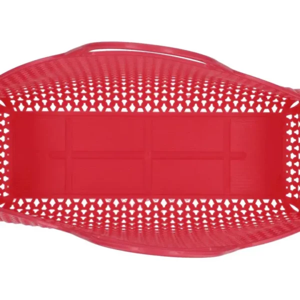 Panier vintage retro - corail – Image 3
