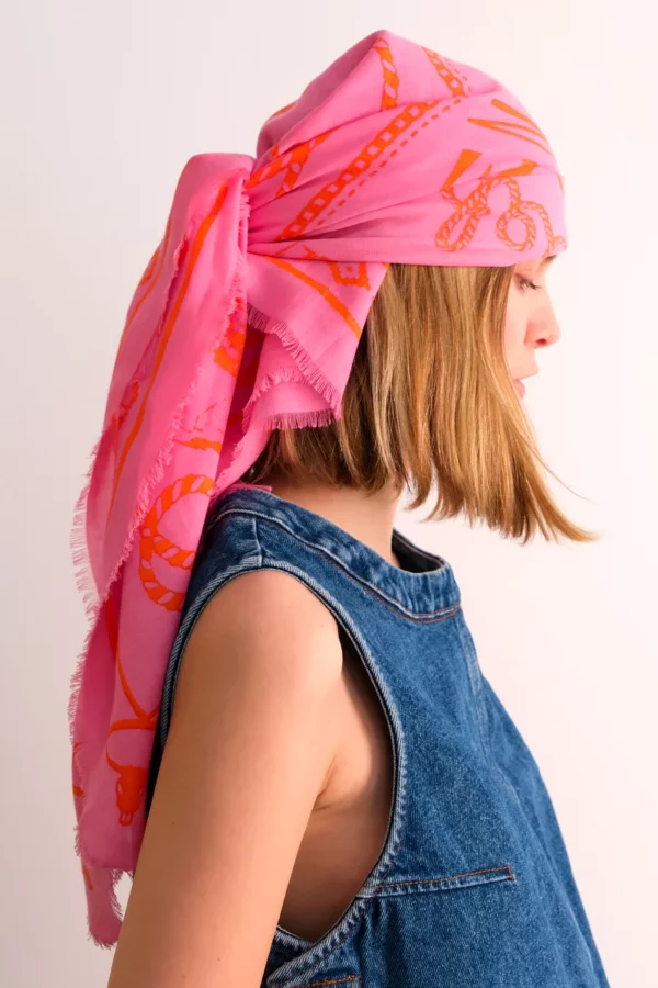 Foulard - Rodeo motel - Pink paprika – Image 3