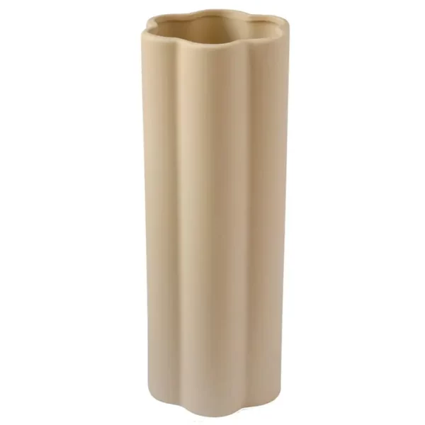 Vase beige fleur – Image 3