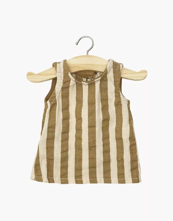 robe Andrée sans manches en coton à rayures Zadig - gordis