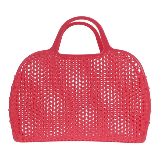 Panier vintage retro - corail