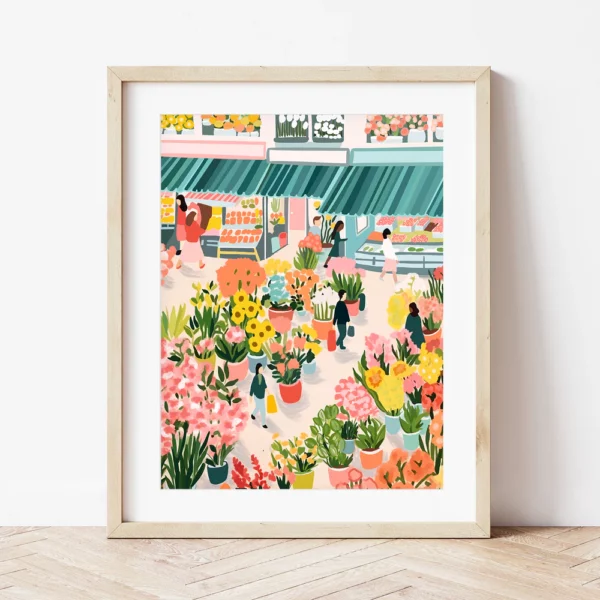 Peinture au numéro - flower market – Image 2