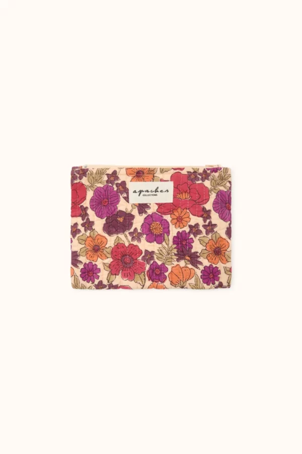 Pochette Mana velours Joy macadamia