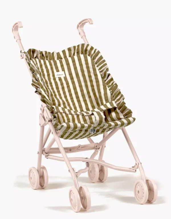 Poussette rayée volant Minikane