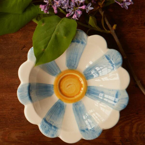 Ceramique fleurs bleu – Image 2