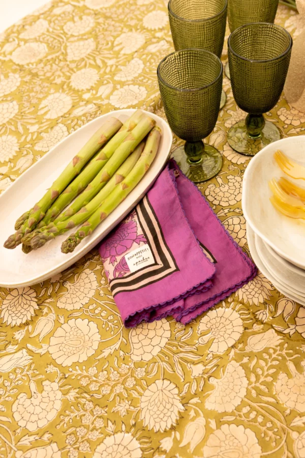 Serviette de table BIRIANI - Pallavi fushia – Image 2