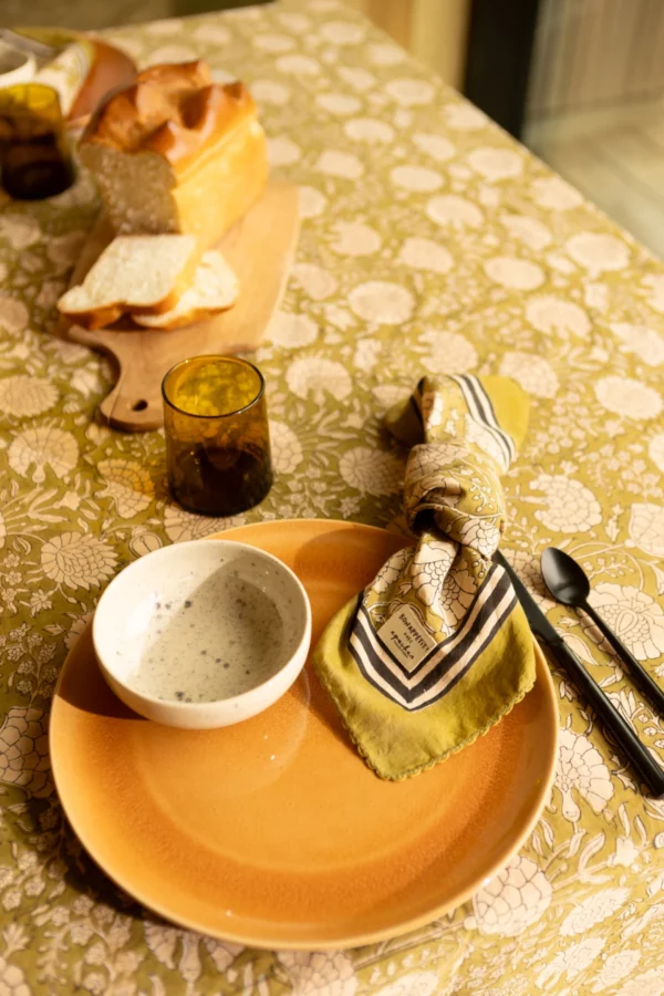 Serviette de table BIRIANI - Pallavi olive – Image 3