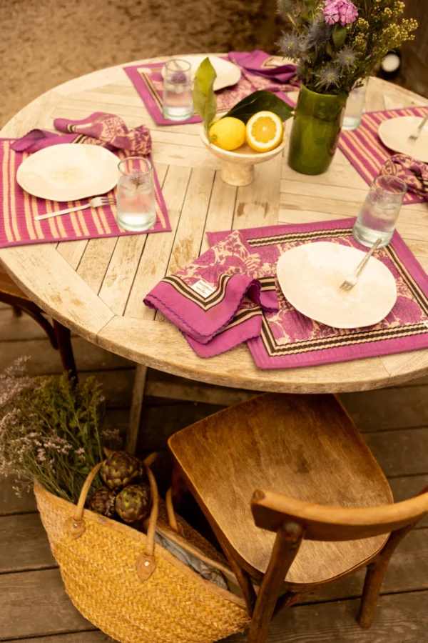 Set de table thali - pallavi fushia – Image 2
