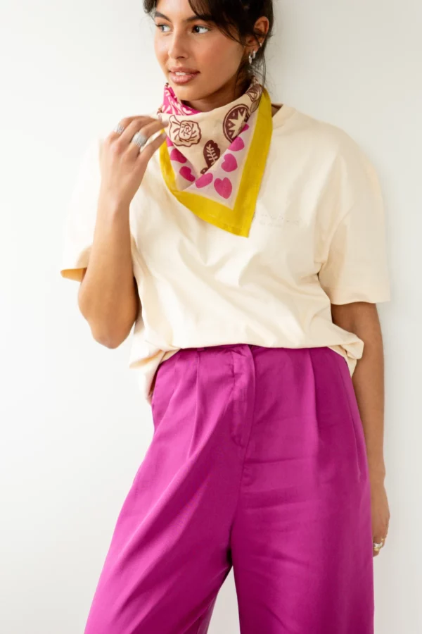 Small foulard mamavida - Mummy Fuchsia – Image 3