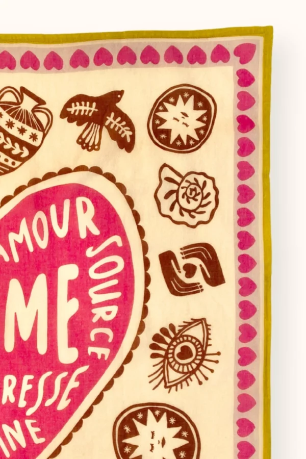 Small foulard mamavida - Mummy Fuchsia – Image 4