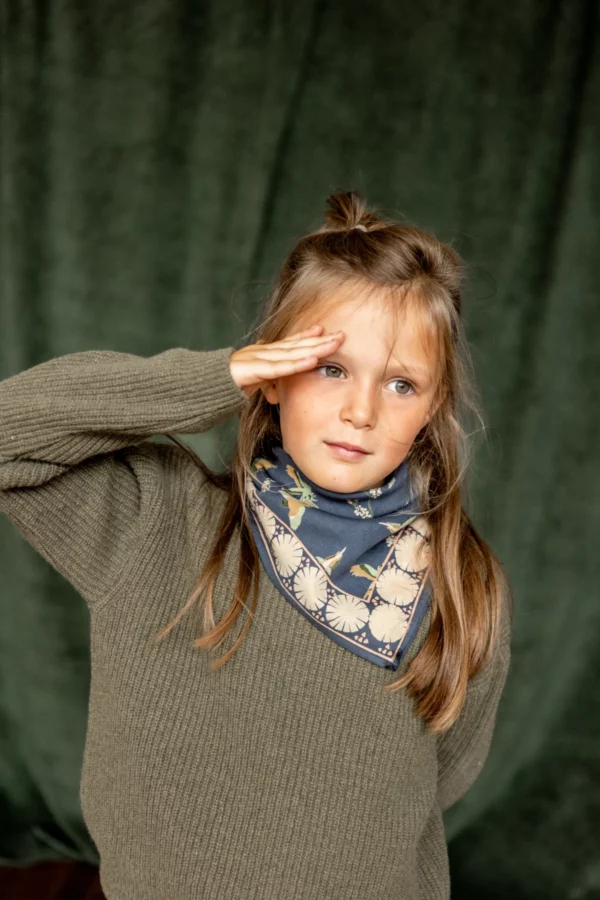 Petit foulard manika - Cerisier orage