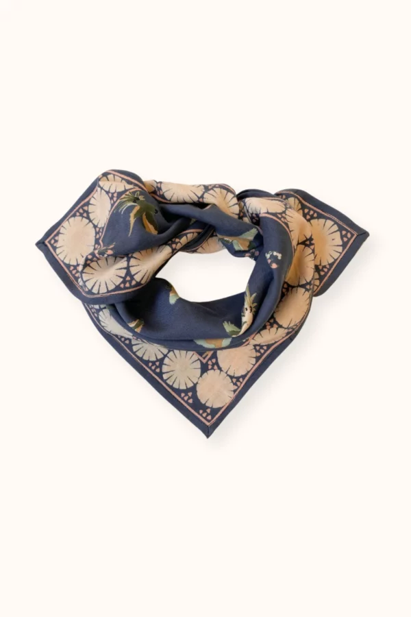 Petit foulard manika - Cerisier orage – Image 2