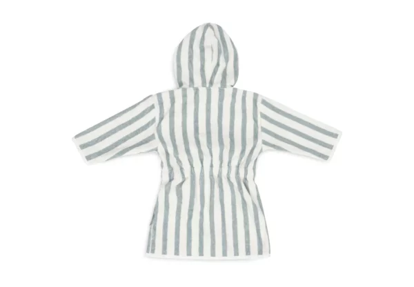 Peignoir éponge - stripes sea green – Image 2