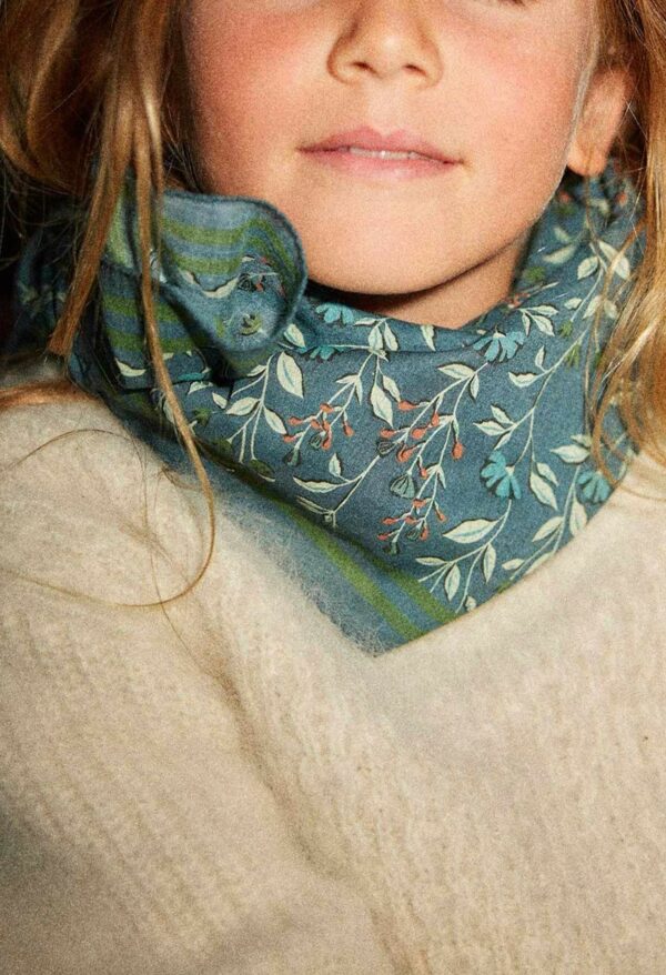 Foulard bohème cobalt - GABRIELLE PARIS – Image 2