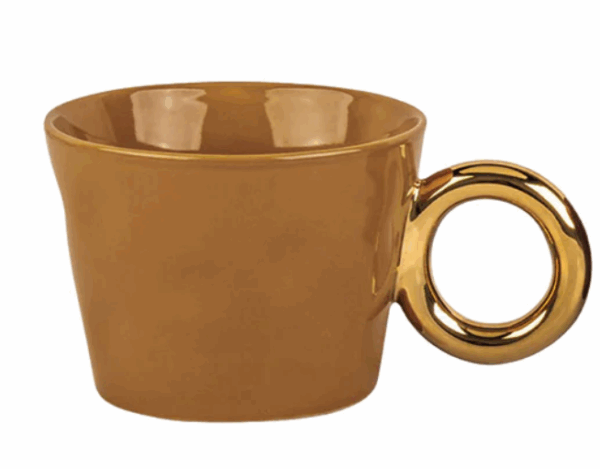 Tasses matin calin - ocre