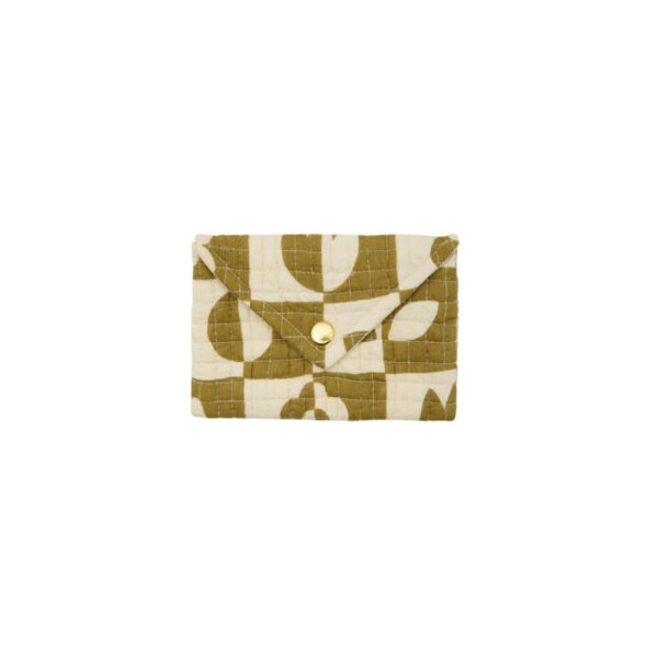 Petite Enveloppe Ravi - damier tobacco