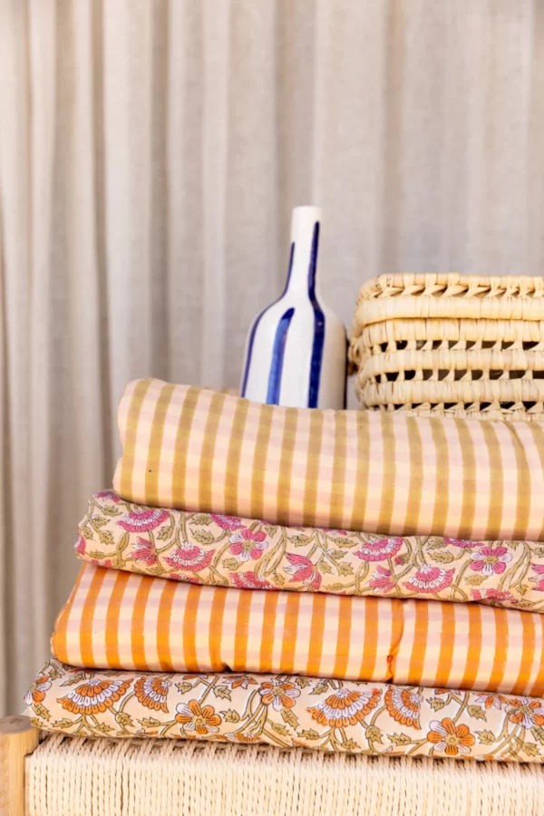 Matelas d'assise Rani - champêtre aubergine – Image 3