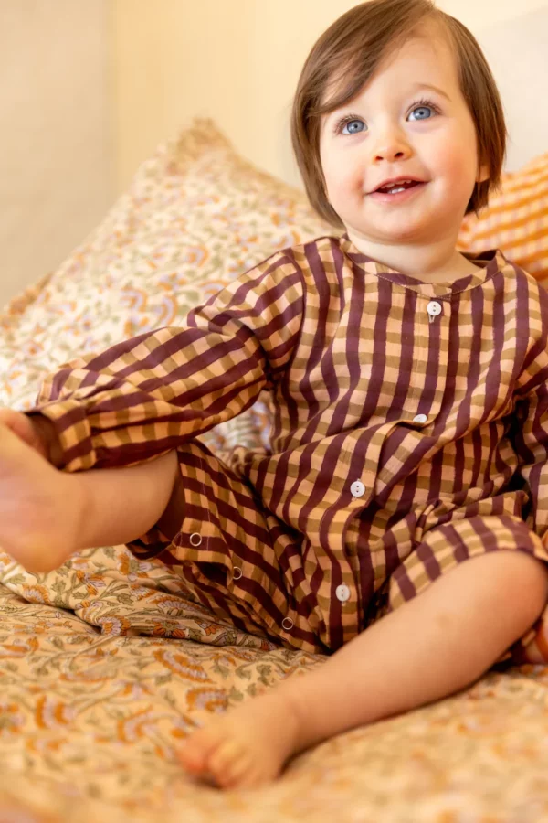 Pyjama Muni - faïence aubergine – Image 4
