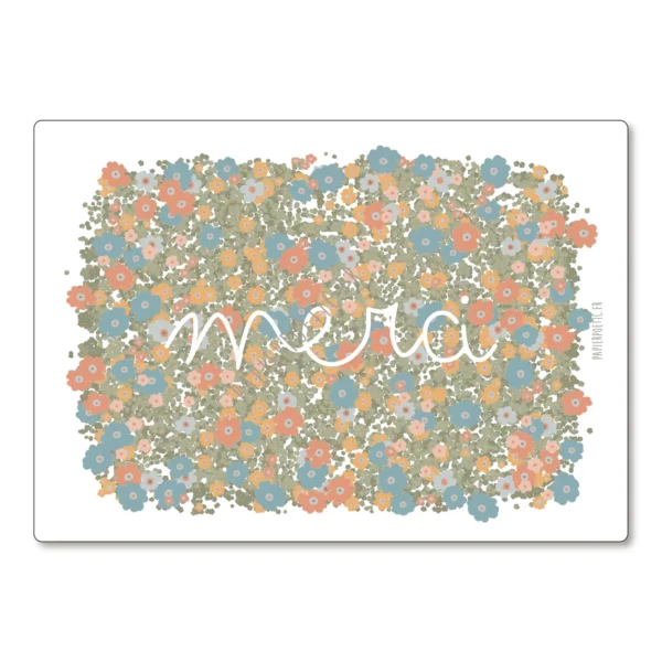 Carte Papier Poetic - Merci liberty