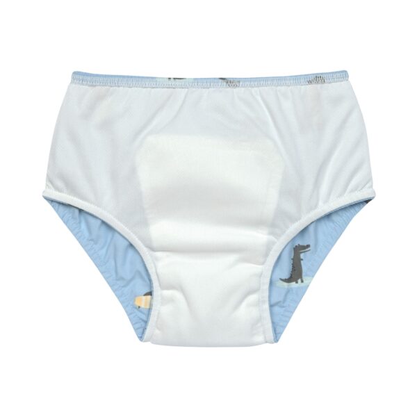 Maillot de bain couche crocodile bleu ciel – Image 2
