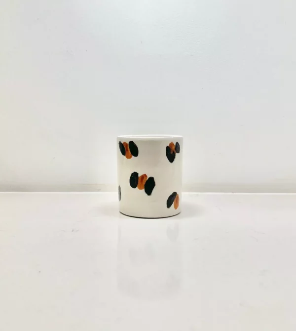 Bougie céramique léopard