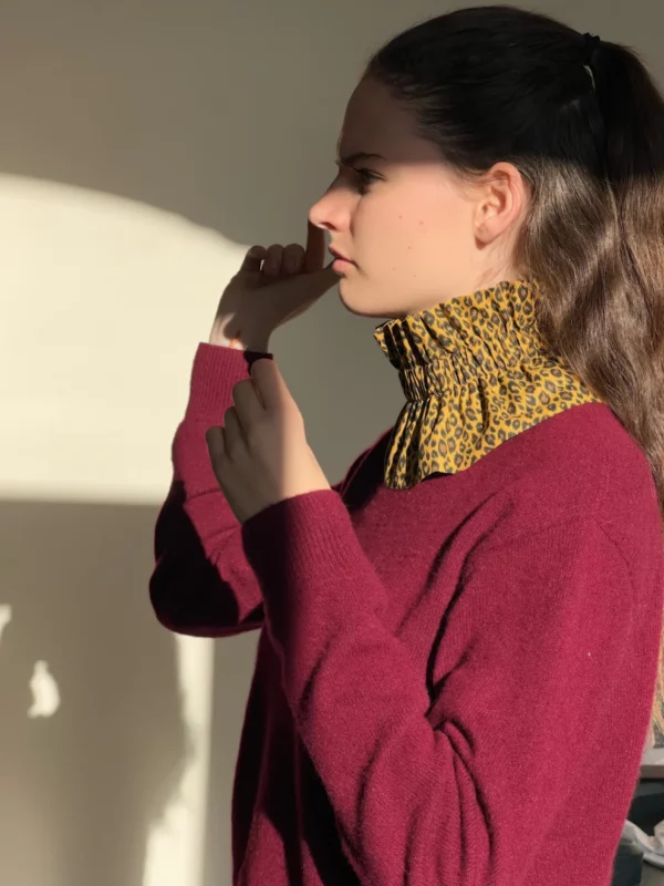 Col Ma Prune Celeste - Léopard – Image 3