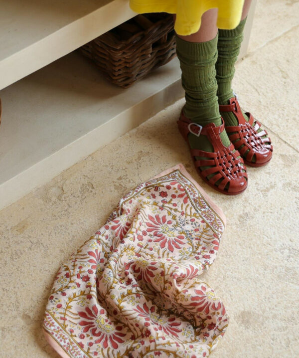 Petit foulard - Palmyre Rose Poudré – Image 2