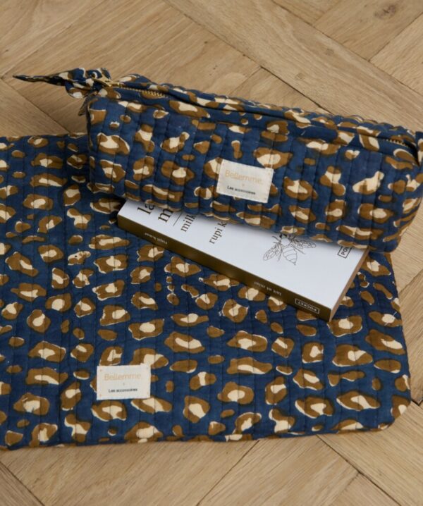 Trousse d'écolier - léopard navy – Image 3