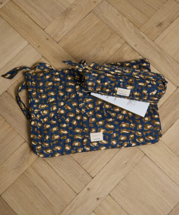 Trousse d'écolier - léopard navy – Image 2