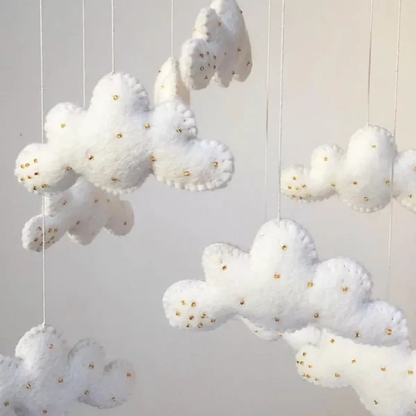 Mobile - Nuage blanc