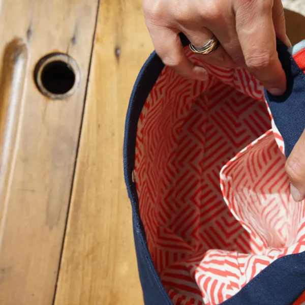 Sac à dos enfant - rouge et bleu – Image 2