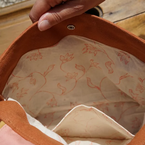 Sac à dos enfant - rose et camel – Image 3