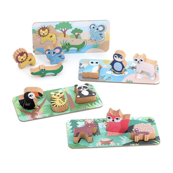 Multi jeux des tout petits en bois – Image 2