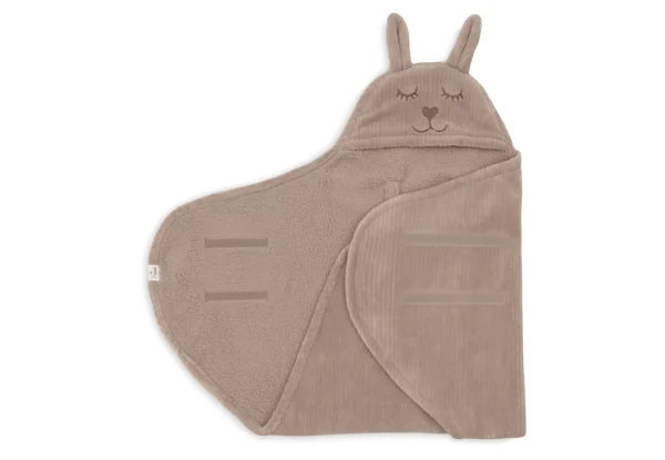Couverture portefeuille Bunny Cloudy Rib Milky Coffee – Image 2