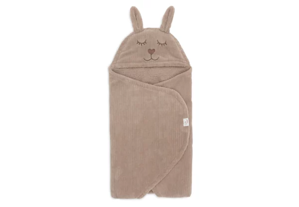 Couverture portefeuille Bunny Cloudy Rib Milky Coffee – Image 4