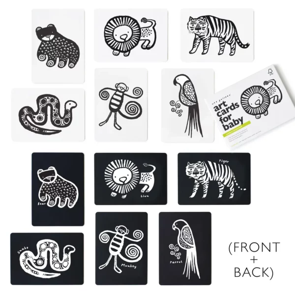 Cartes d'art pour bébé - Animaux de la jungle – Image 3