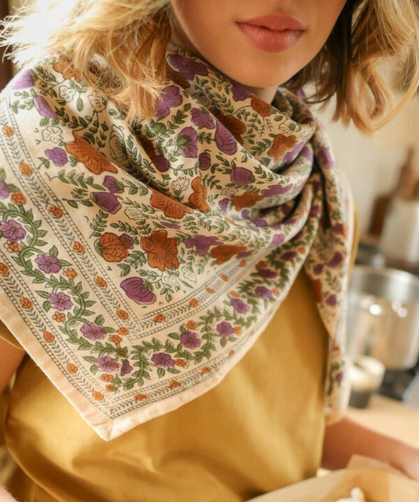 Grand foulard - Ellis Violette