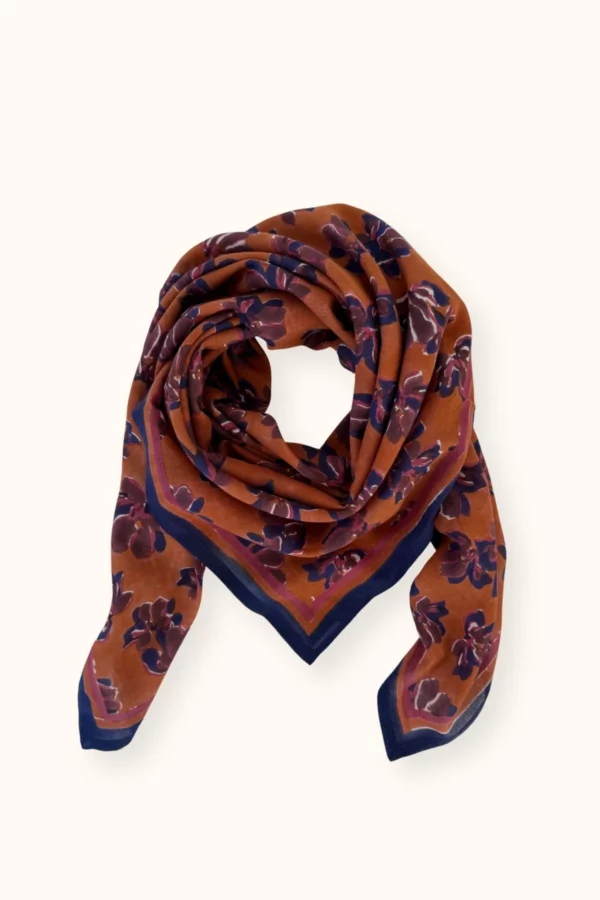 Big Foulard Dupatta Violeta - Violeta Rust