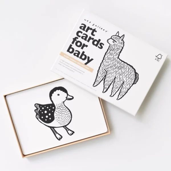 Cartes artistiques pour bébé - Baby Animals